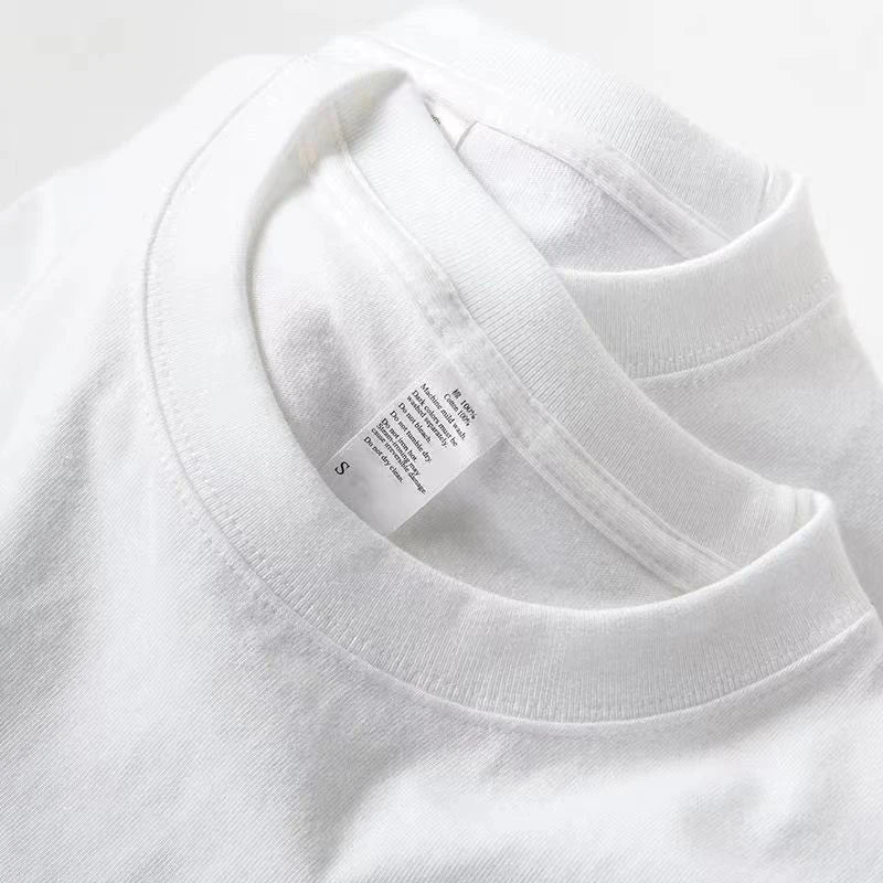 2026 new Men's and women's summer cotton clothing in oversized style, round-neck short-sleeved T-shirts, streetwear