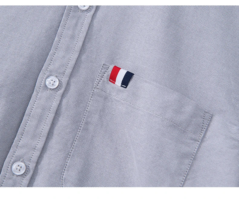 Pure Cotton, Men's Fashion Business Comfortable Slim British Style Youth Solid Color Work Leisure All Breathable Cotton Shirt