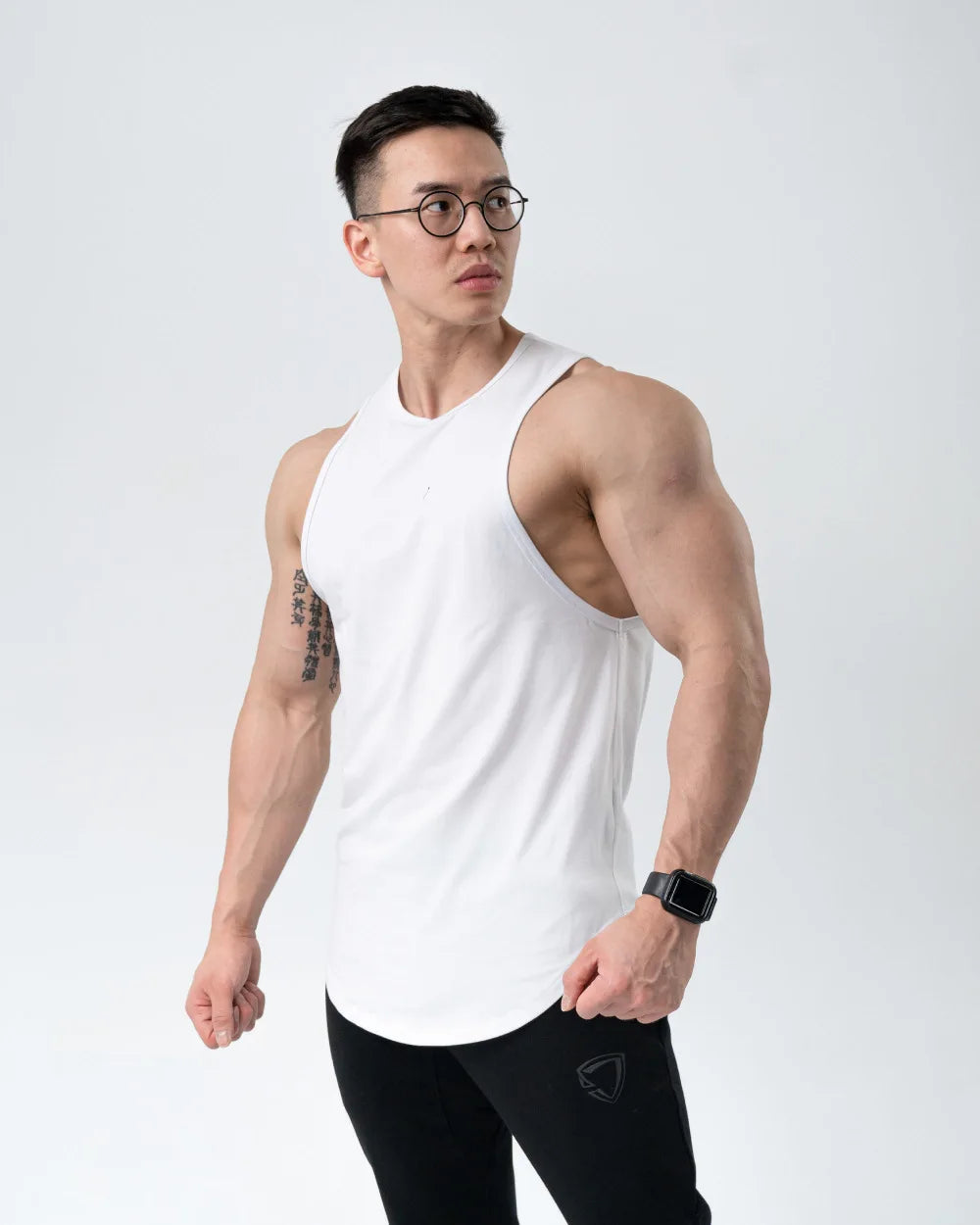 Mens Summer Cotton Workout Casual Tank Top Sleeveless Sportswear Shirt Gym Clothing Bodybuilding Undershirt Fitness Running Vest