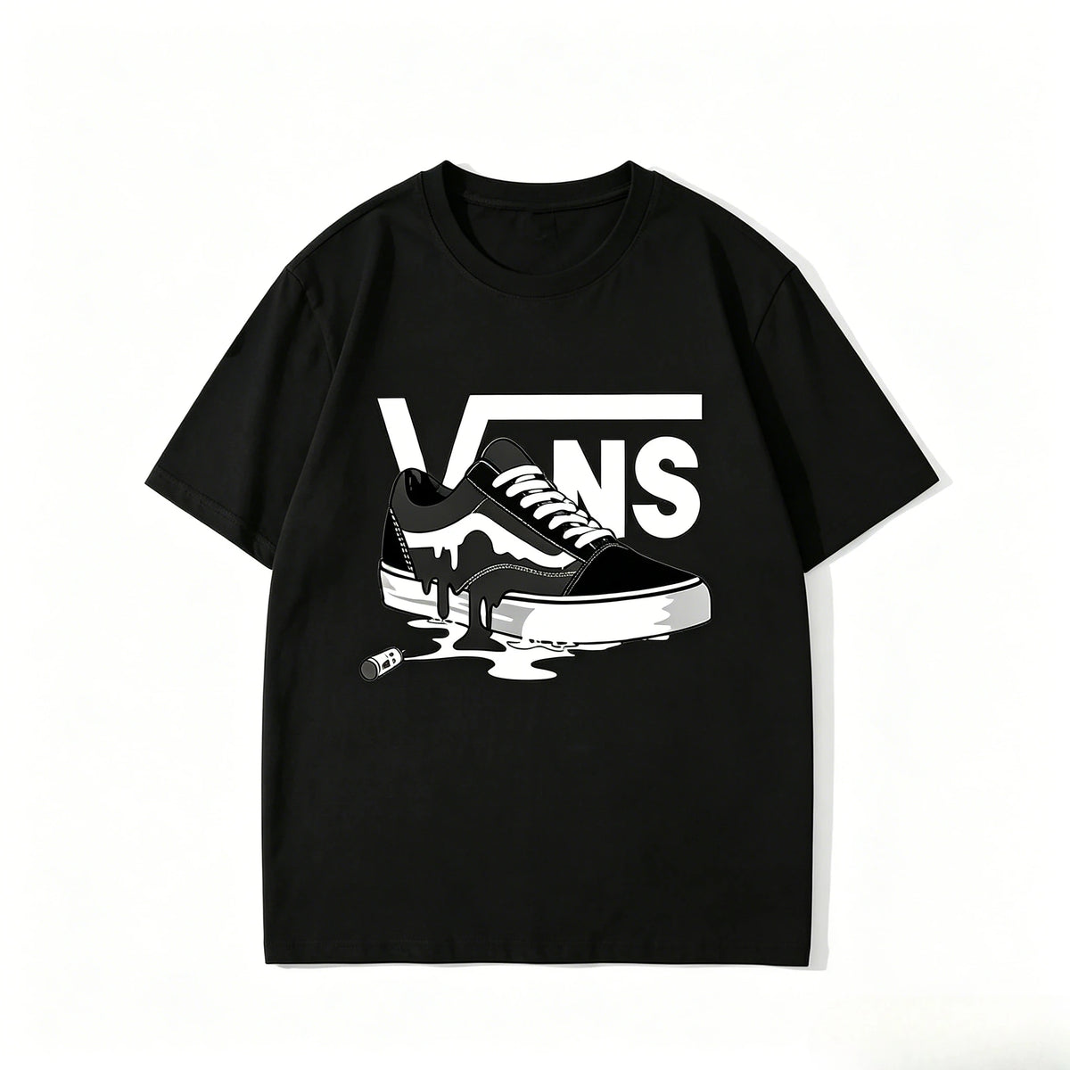 Men's Summer Pure Cotton Fashionable Hip-hop Clothing Printed Short-sleeved Sweat-absorbing and Breathable Men and Women T-shirt