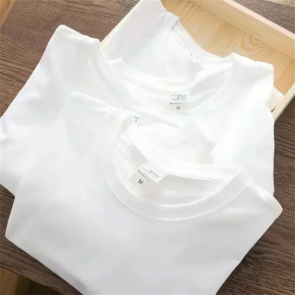 Men's Summer Pure Cotton Fashionable Hip-hop Clothing Printed Short-sleeved Sweat-absorbing and Breathable Men and Women T-shirt
