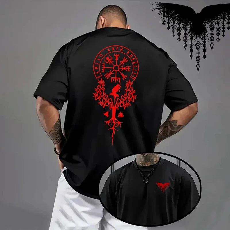 Cotton Mens T-shirt Printing Casual Short Sleeve Outdoors Fitness Sports Jogging Loose Tees Black White Running T-shirt Summer