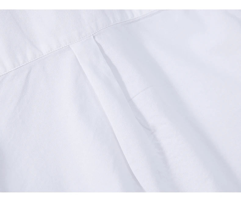 Pure Cotton, Men's Fashion Business Comfortable Slim British Style Youth Solid Color Work Leisure All Breathable Cotton Shirt