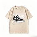 Men's Summer Pure Cotton Fashionable Hip-hop Clothing Printed Short-sleeved Sweat-absorbing and Breathable Men and Women T-shirt