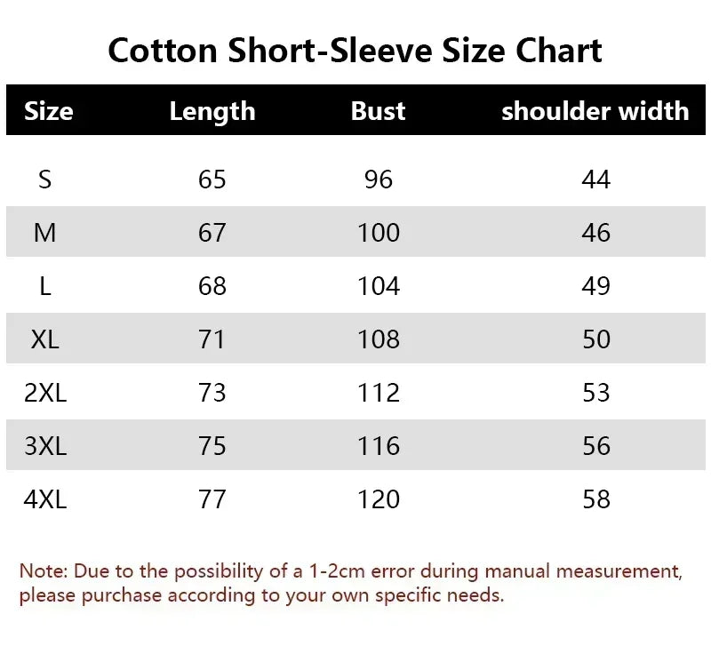 Vintage Cotton Men Woment T-shirt Summer Autumn Daily Outdoor Sports Party Casual Loose Street Short Sleeve Men Clothing Top