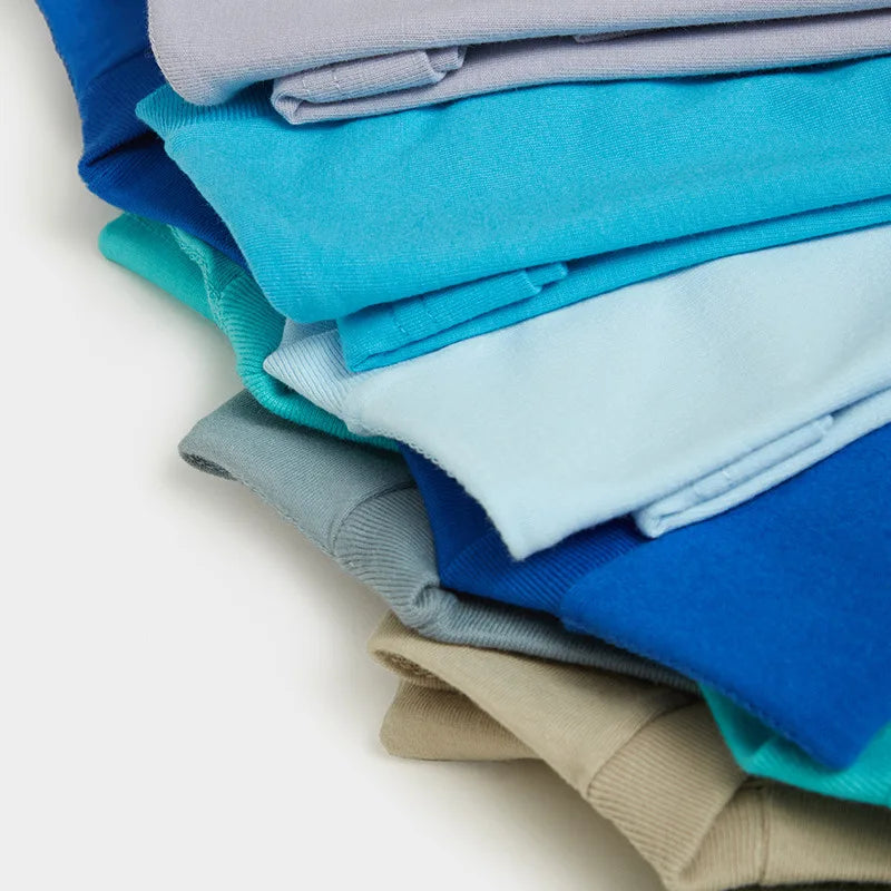 Mens Loose Cotton Solid Basics T-shirts All-match Fashion Brand Trend Couple Clothing Tees Мужская летняя хлопковая футболка