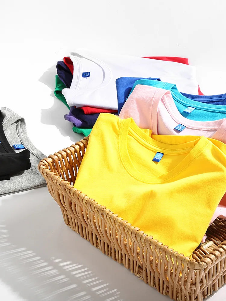 2026 MRMT Cotton Mens Blank T-Shirt Crew Neck Solid Color Casual Bottoming Men Tops Tees Shirt For Male Man T Shirts Clothing