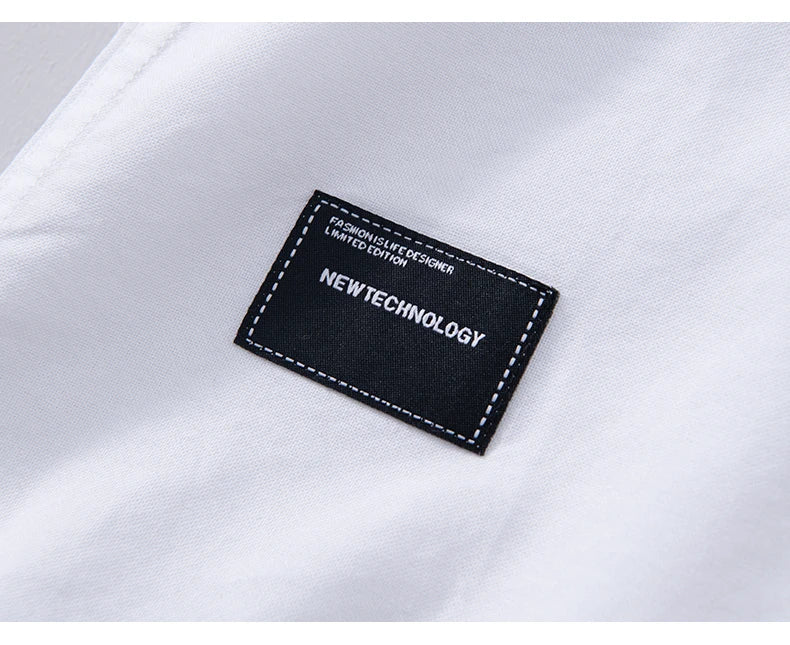 Pure Cotton, Men's Fashion Business Comfortable Slim British Style Youth Solid Color Work Leisure All Breathable Cotton Shirt
