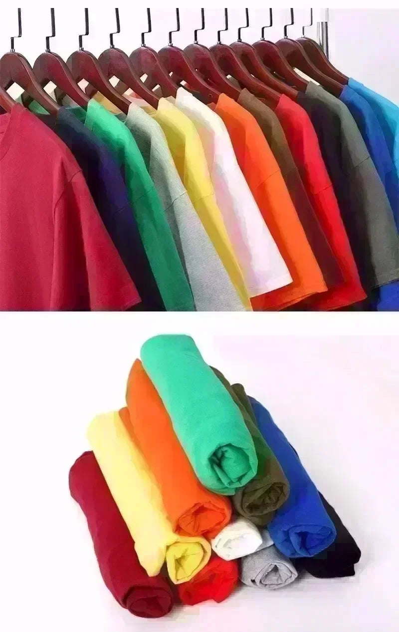 2026 new Men's and women's summer cotton clothing in oversized style, round-neck short-sleeved T-shirts, streetwear