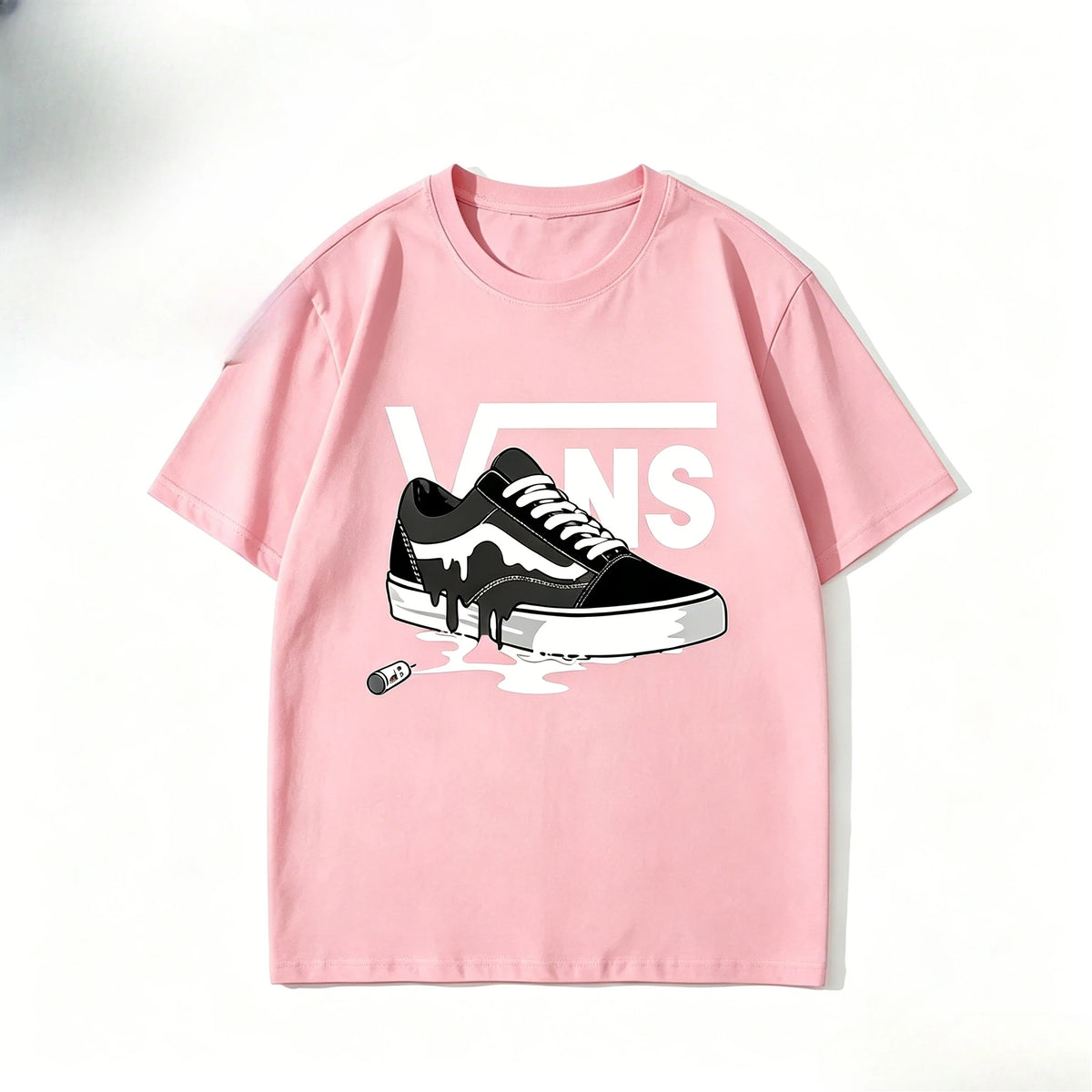 Men's Summer Pure Cotton Fashionable Hip-hop Clothing Printed Short-sleeved Sweat-absorbing and Breathable Men and Women T-shirt